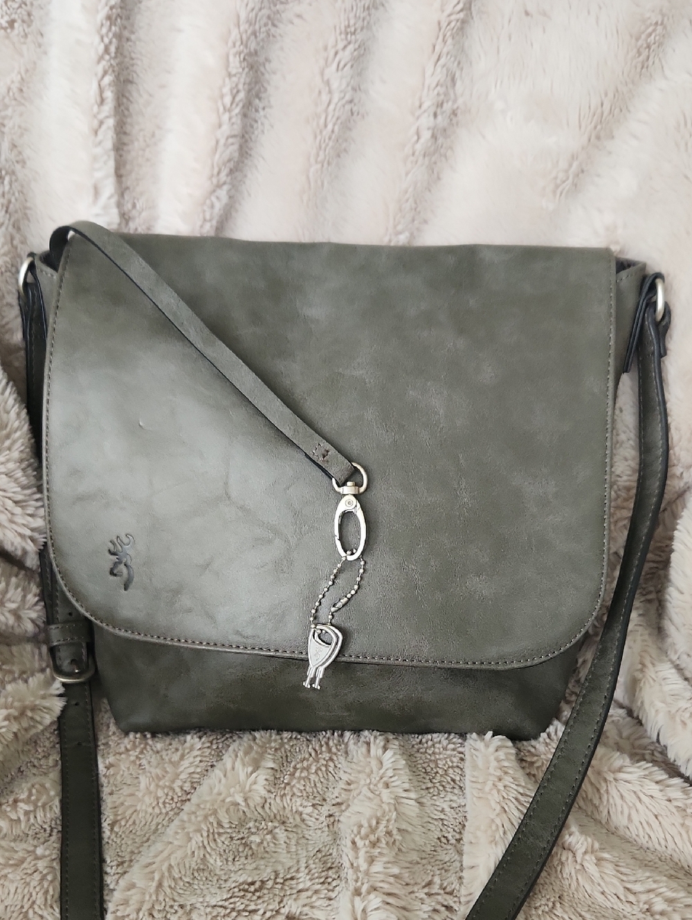 Browning Sierra Crossbody Concealed Carry Purse w/ Keys Adjustable Strap